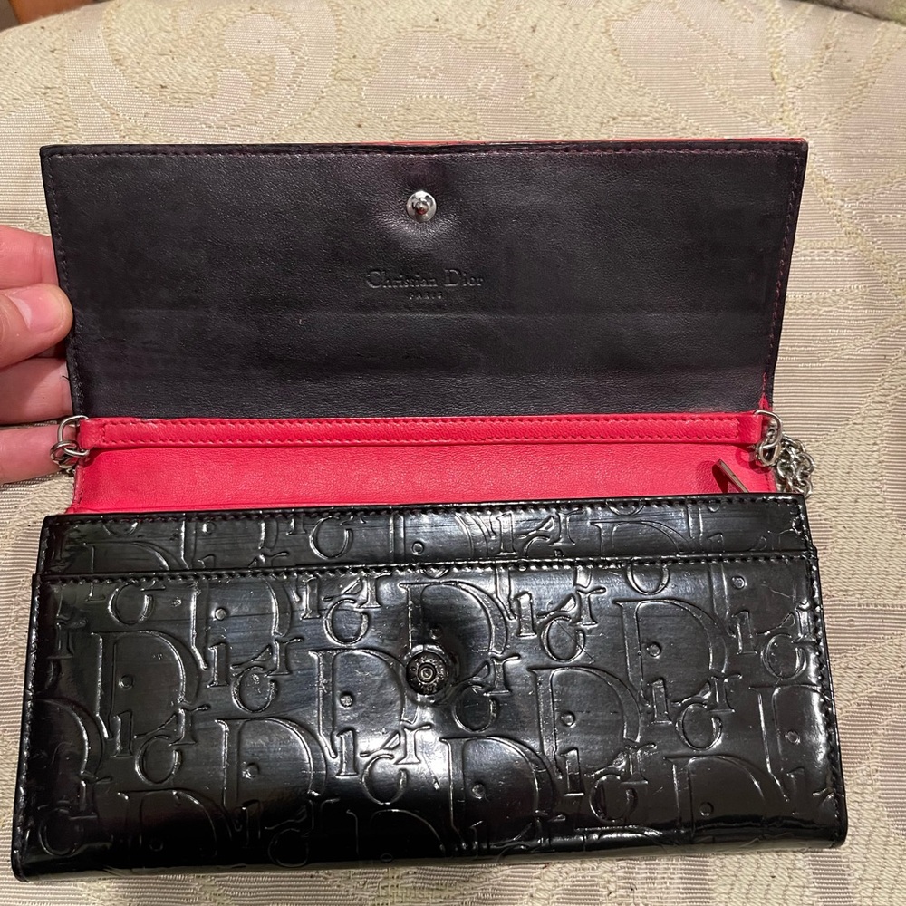 SOLD! Christian Dior Diorssimo wallet on a chain